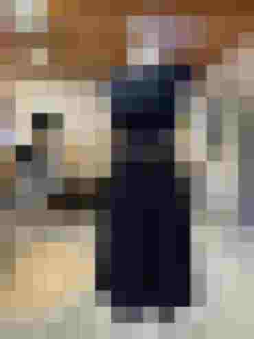 Spitzenschürze LUREX schwarz/gold